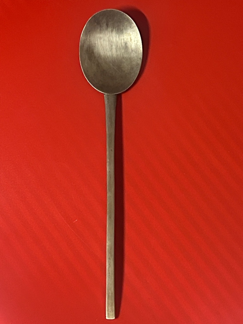 Long Handled Metal and brass spoon